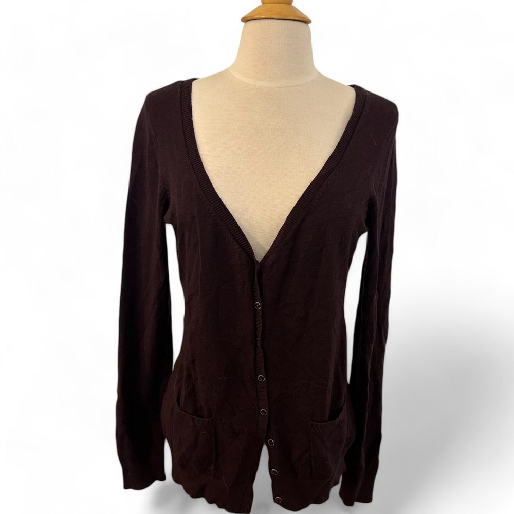 Women's Dynamite Burgundy Cardigan Size M
